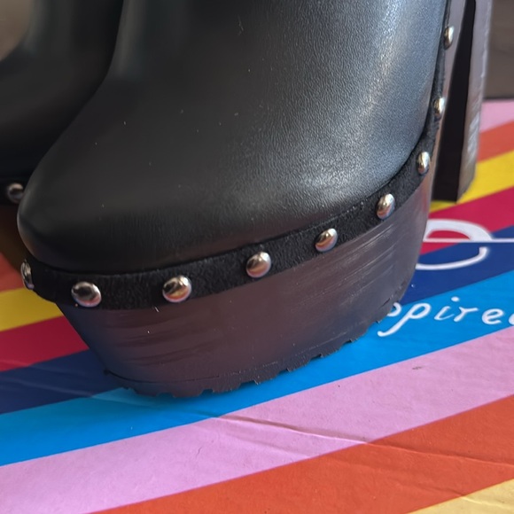 XYD Cork Platform Super High Heels Mules - Picture 6 of 7